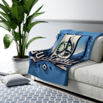 Flag Village Guatemala Sporting Fleece Blanket 50" x 60"