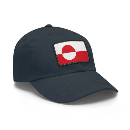 Flag Village Greenland Flag Hat Cap with Leather Patch