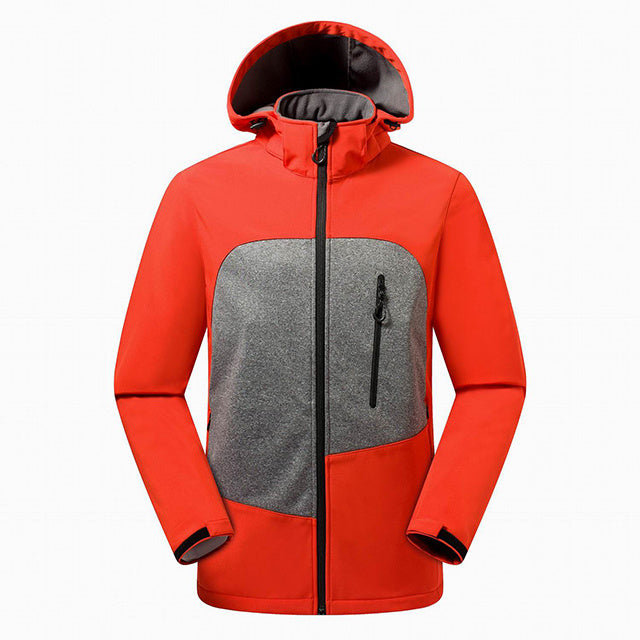 Flag Village Men's outdoor mountaineering storm suit windbreaker soft shell suit