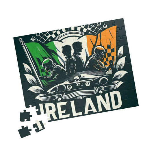 Flag Village IREAND Racing Car Sporting Flag Puzzle (110, 252, 520, 1014-piece) IRL0009