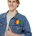 Flag Village Guinea Flag Embroidery Iron-On Patches