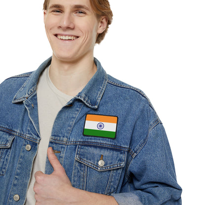 Flag Village India Flag Embroidery Iron-On Patches