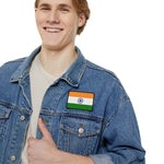 Flag Village India Flag Embroidery Iron-On Patches