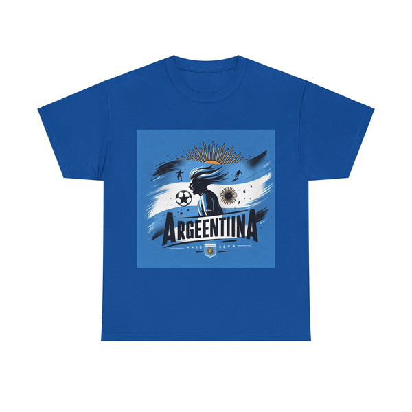 Flag Village Argentina Sporting Flag T-SHIRT Heavy Cotton Tee ARG0006