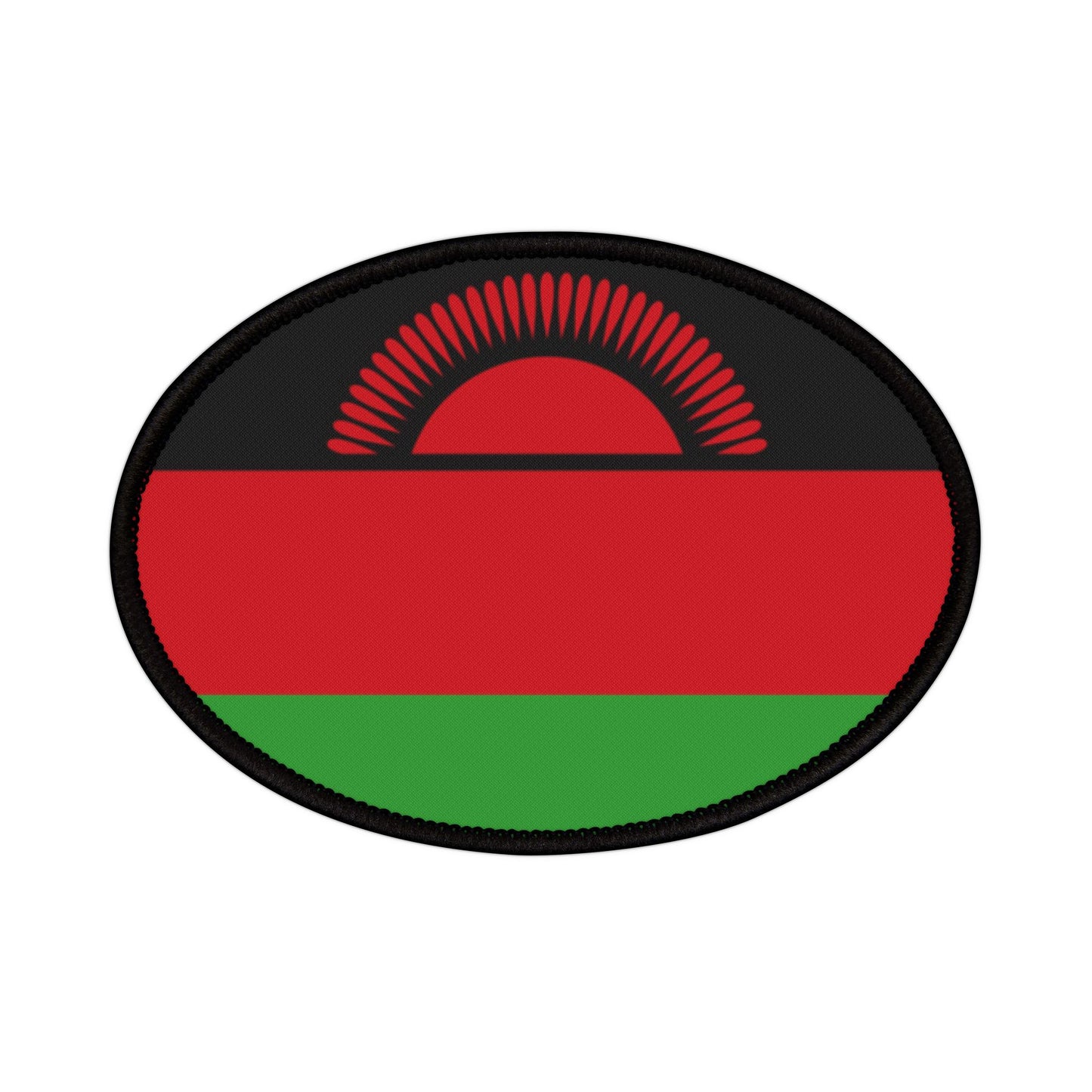 Flag Village Malawi Flag Embroidery Iron-On Patches