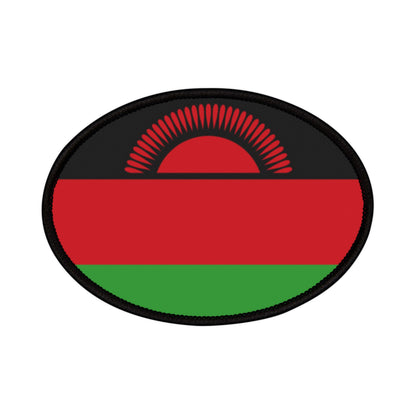 Flag Village Malawi Flag Embroidery Iron-On Patches