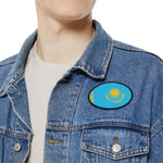 Flag Village Kazakhstan Flag Embroidery Iron-On Patches