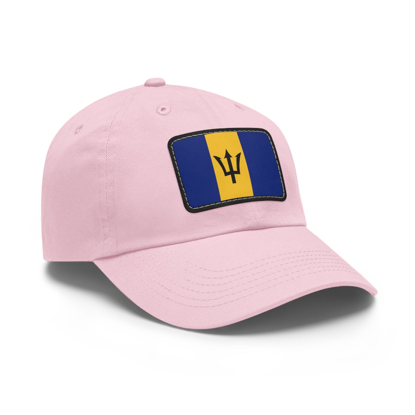 Flag Village Barbados Flag Hat Cap with Leather Patch