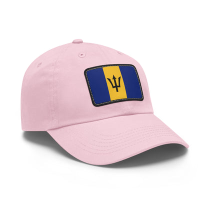 Flag Village Barbados Flag Hat Cap with Leather Patch