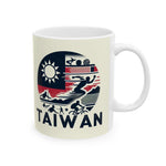 Flag Village Taiwan Sporting Flag Ceramic Coffee Mug 11oz TWN0005