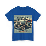 Flag Village USA Vintage Car Flag T-SHIRT Heavy Cotton Tee USA0015