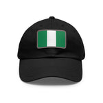 Flag Village Nigeria Flag Hat Cap with Leather Patch