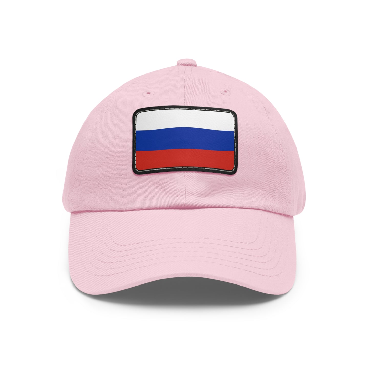Flag Village Russia Flag Hat Cap with Leather Patch