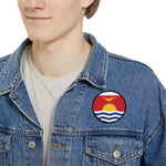 Flag Village Kiribati Flag Embroidery Iron-On Patches
