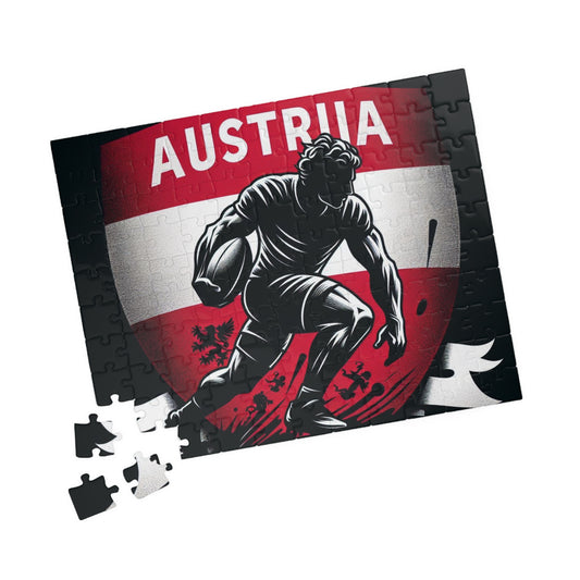 Flag Village Austria Sporting Flag Puzzle (110, 252, 520, 1014-piece) AUT0001