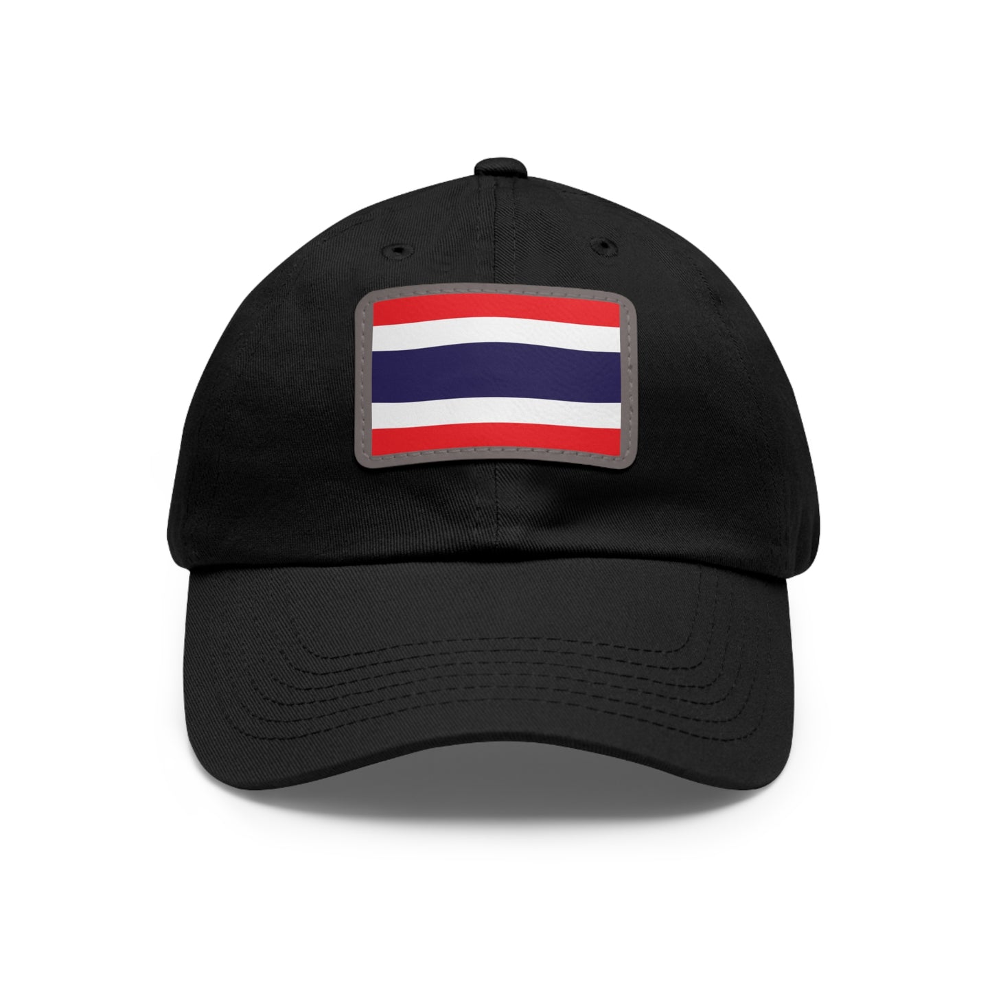 Flag Village Thailand Flag Hat Cap with Leather Patch