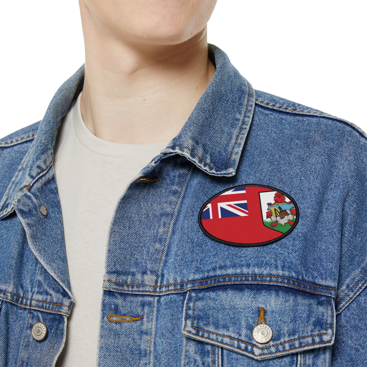 Flag Village Bermuda Flag Embroidery Iron-On Patches