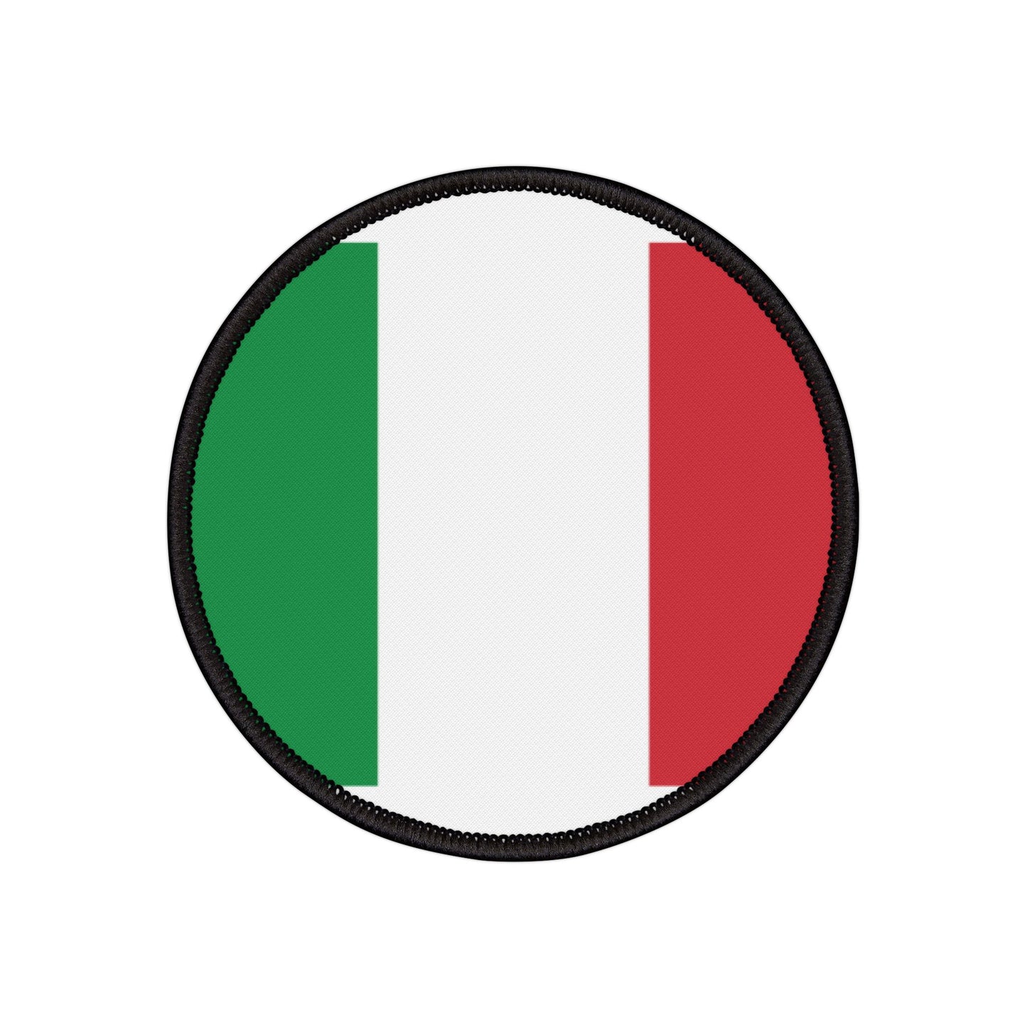 Flag Village Italy Flag Embroidery Iron-On Patches