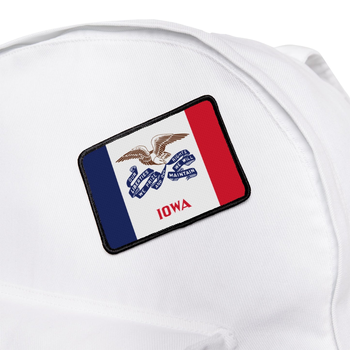Flag Village Iowa State Flag Embroidery Iron-On Patches