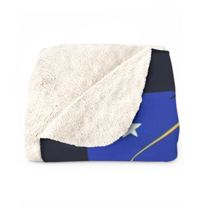 Flag Village Moldova Sporting Flag Sherpa Fleece Blanket MDA0009