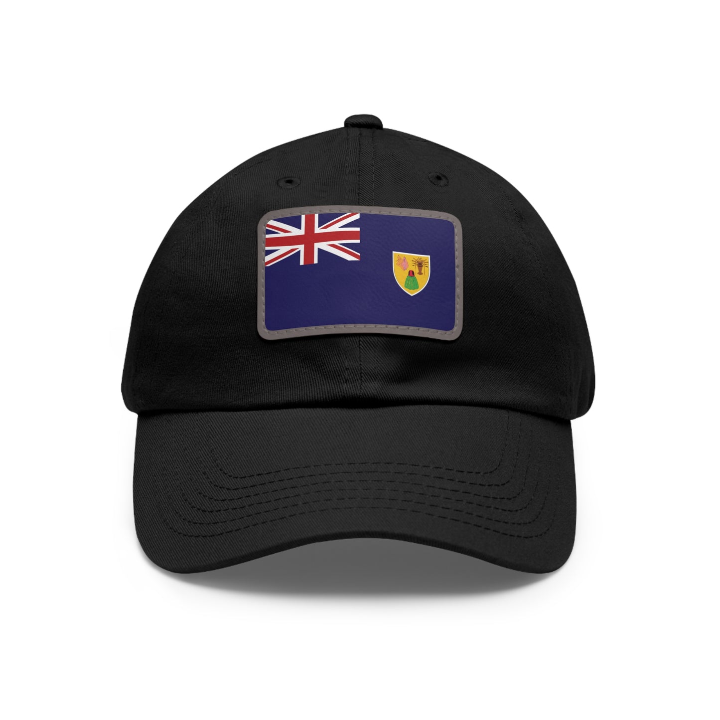 Flag Village Turks And Caicos Islands Flag Hat Cap with Leather Patch