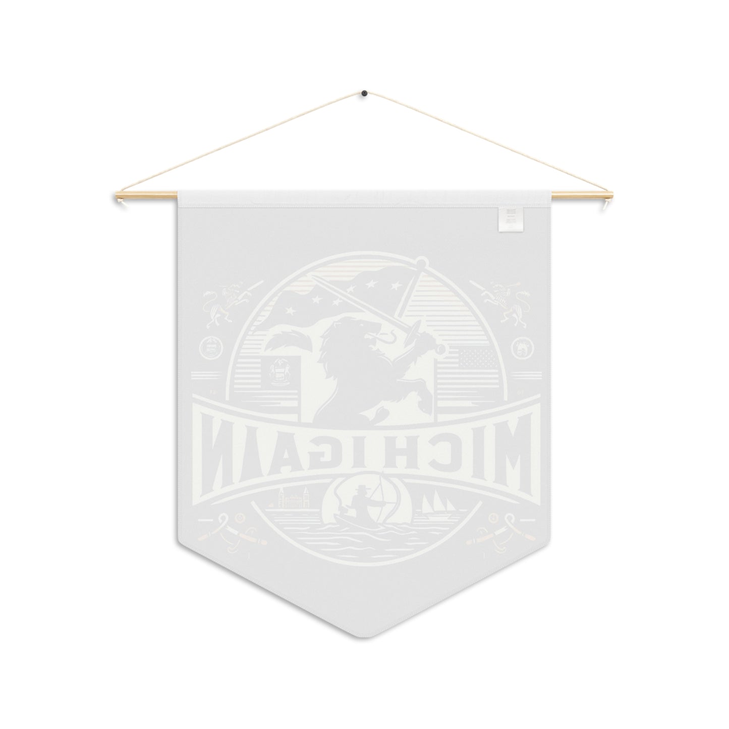 Flag Village Michigan State Flag Pennant Sporting Home Wall decoration MI0001