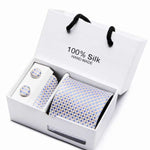 Flag Village Men's gift box 5-piece suit business formal wedding tie