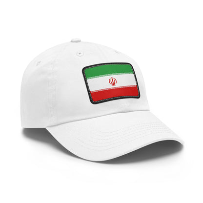 Flag Village Iran Flag Hat Cap with Leather Patch