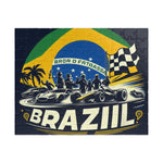 Flag Village BRAZIL Racing Car Sporting Flag Puzzle (110, 252, 520, 1014-piece) BRA0017