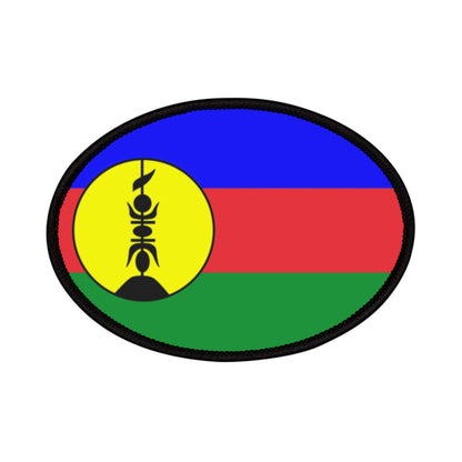 Flag Village New Caledonia Flag Embroidery Iron-On Patches