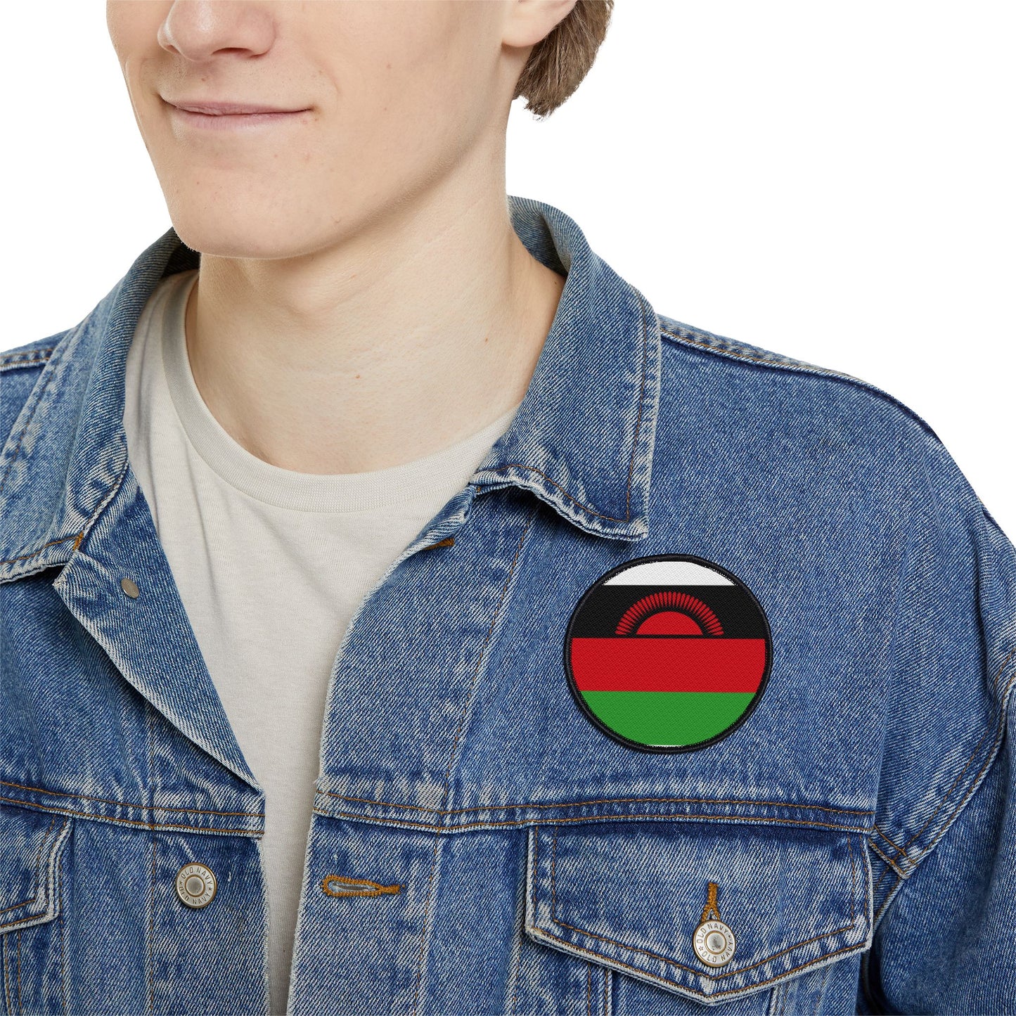 Flag Village Malawi Flag Embroidery Iron-On Patches