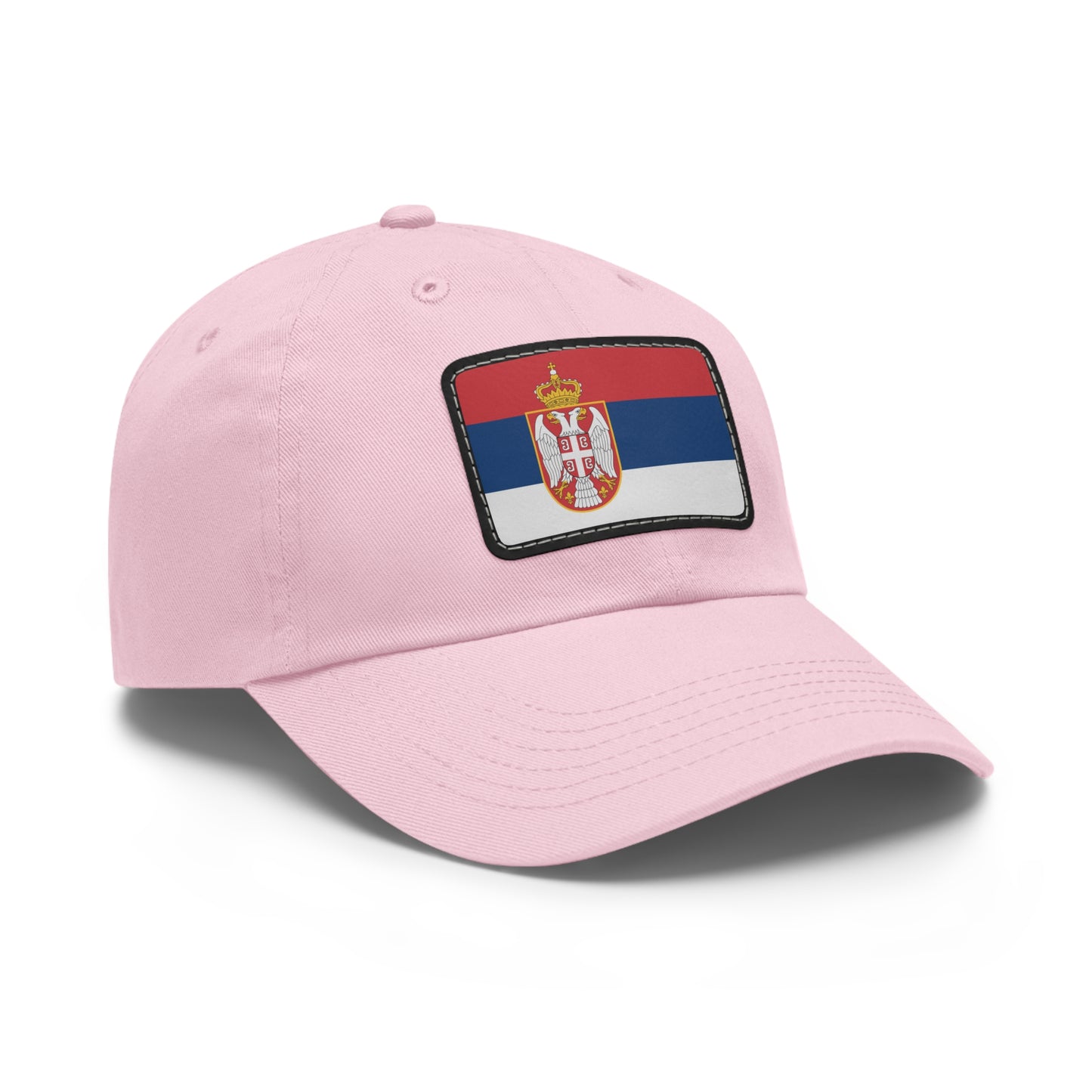 Flag Village Serbia Flag Hat Cap with Leather Patch