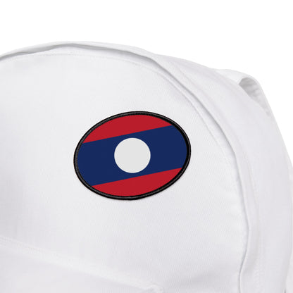 Flag Village Laos Flag Embroidery Iron-On Patches