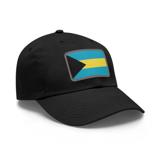 Flag Village Bahamas Flag Hat Cap with Leather Patch