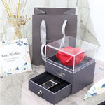 Flag Village Eternal flower gift box Earring Necklace Pendant box couple ring box
