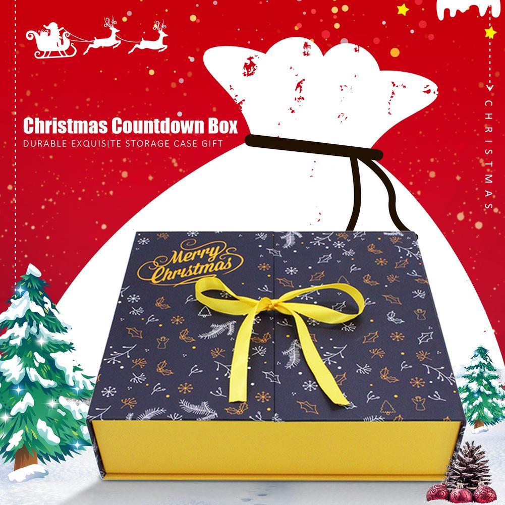 Flag Village Christmas beautiful countdown calendar gift box