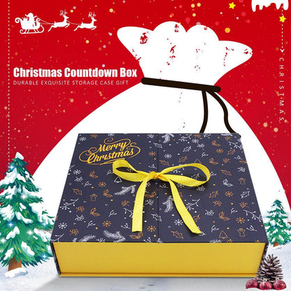 Flag Village Christmas beautiful countdown calendar gift box