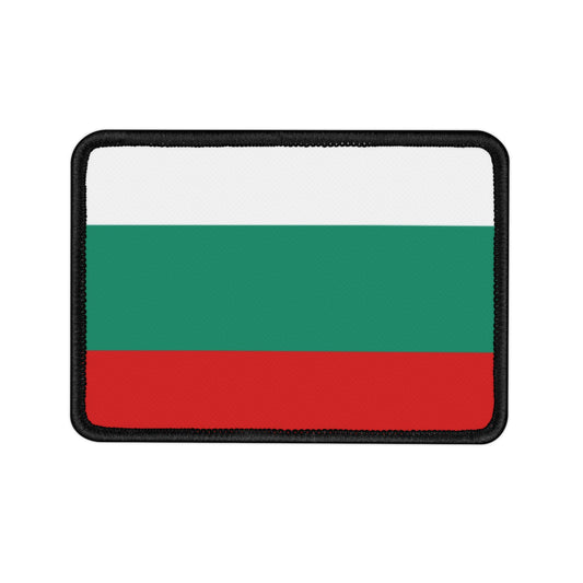 Flag Village Bulgaria Flag Embroidery Iron-On Patches