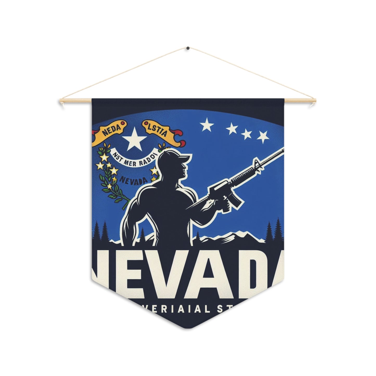 Flag Village Nevada State Flag Pennant Sporting Home Wall decoration NV0001