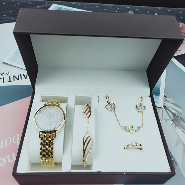 Flag Village 5-piece watch gift box set fashion decoration