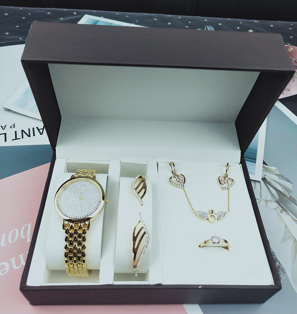 Flag Village 5-piece watch gift box set fashion decoration