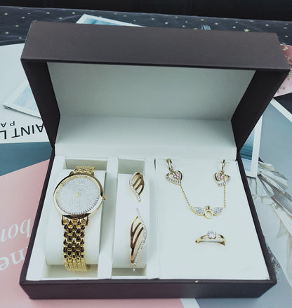Flag Village 5-piece watch gift box set fashion decoration