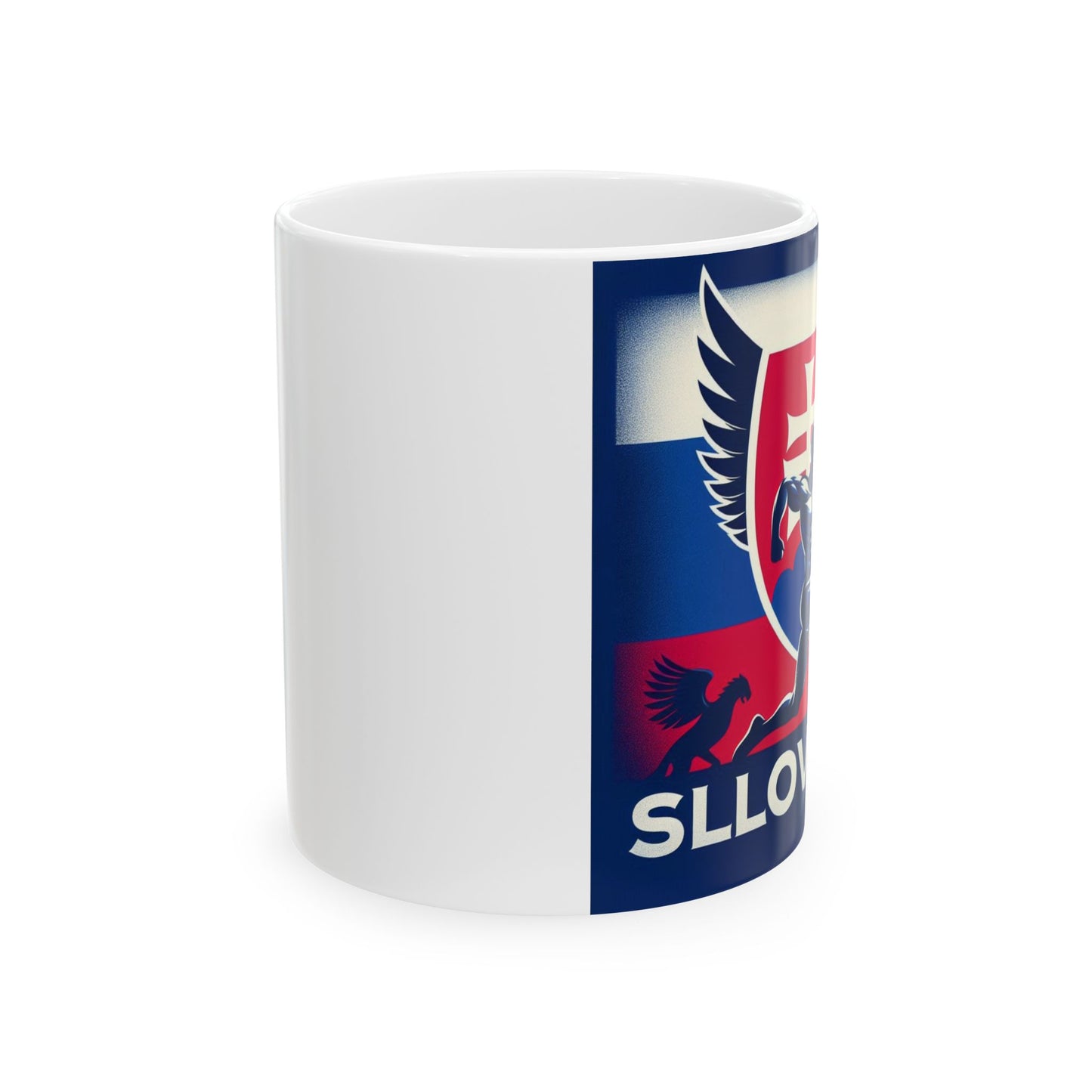 Flag Village Slovakia Sporting Flag Ceramic Coffee Mug 11oz SVK0006