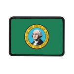 Flag Village Washington State Flag Embroidered Iron-On Patch
