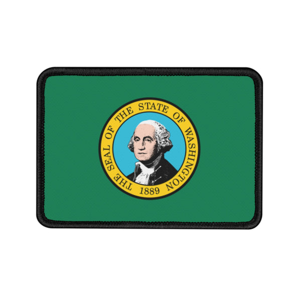Flag Village Washington State Flag Embroidery Iron-On Patches