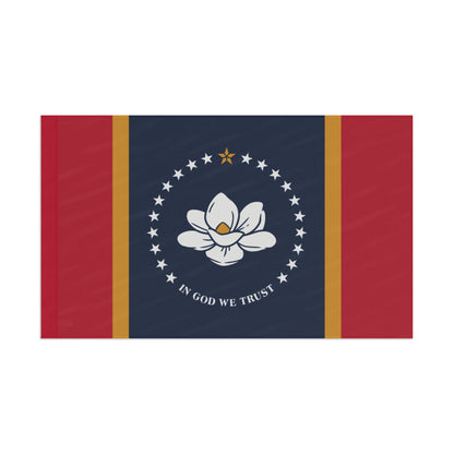 Flag Village USA Mississippi State Flag 18" x 12" / 36" x 24" / 60" x 36"