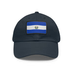 Flag Village El Salvador Flag Hat Cap with Leather Patch