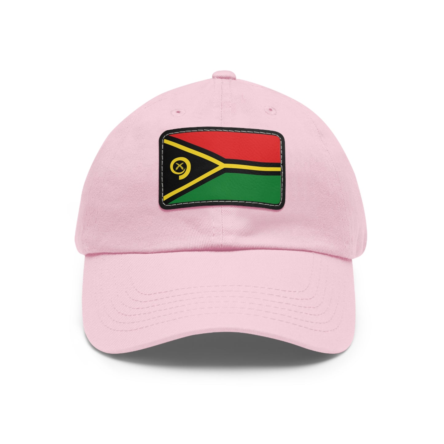 Flag Village Vanuatu Flag Hat Cap with Leather Patch