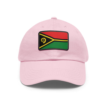 Flag Village Vanuatu Flag Hat Cap with Leather Patch
