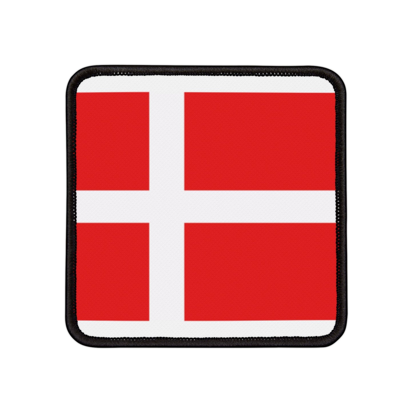 Flag Village Denmark Flag Embroidery Iron-On Patches